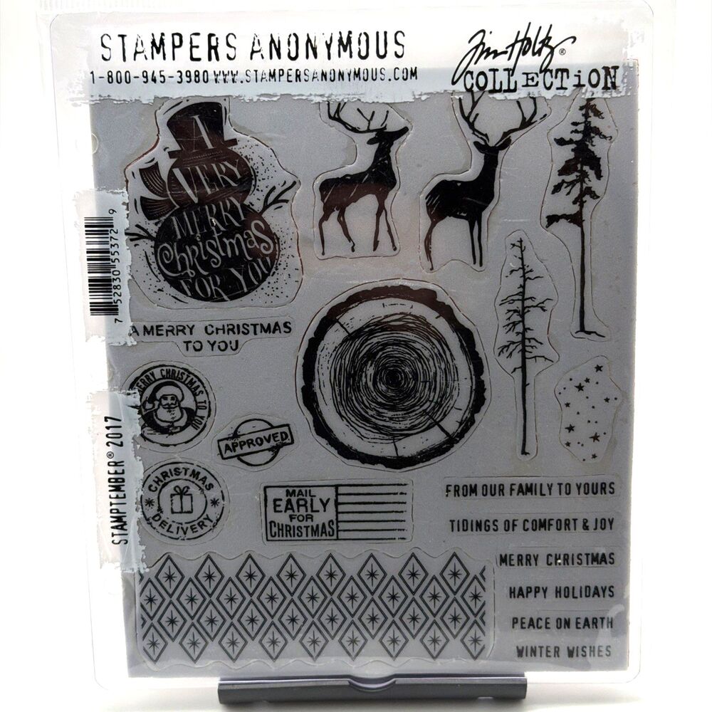 Tim Holtz Stamptember 2017 Stamp Set Stampers Anonymous Simon Says Stamp